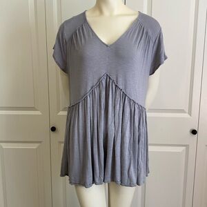 Lane Bryant Women’s Gray Swing Tee 18/20 Gently Worn